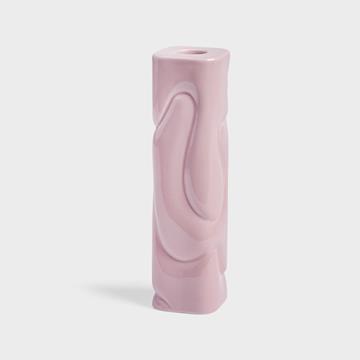 Candle holder puffy pink