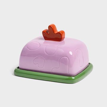 Butter dish sketch lilac